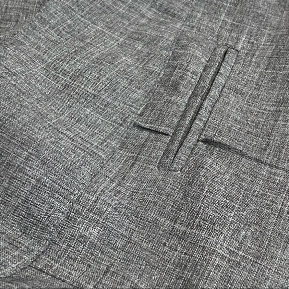 Suzy Shier Patterned Gray Dress Pants - Picture 10 of 11